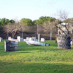 Speedball paintball field Austn